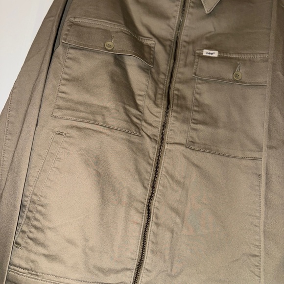 Lee Men's Khaki Shirt Jacket - Picture 3 of 13